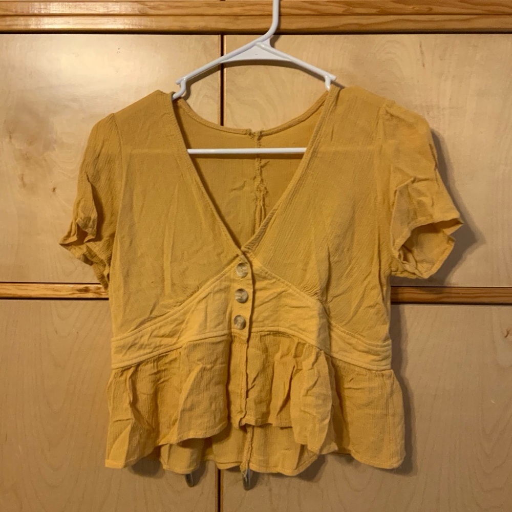 Yellow blouse